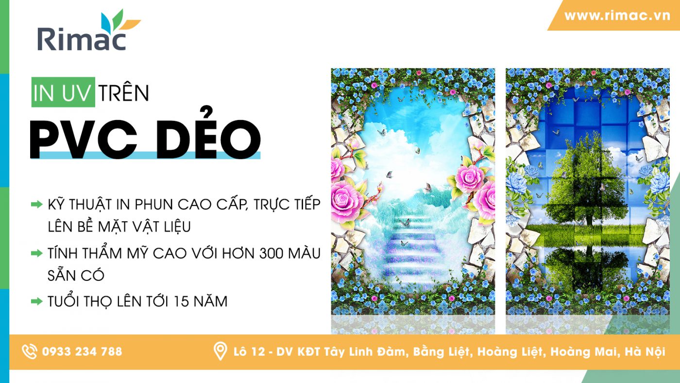 in uv trên pvc dẻo