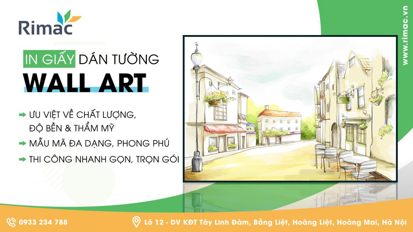 in tranh giáy dán tường, in tranh dán tường