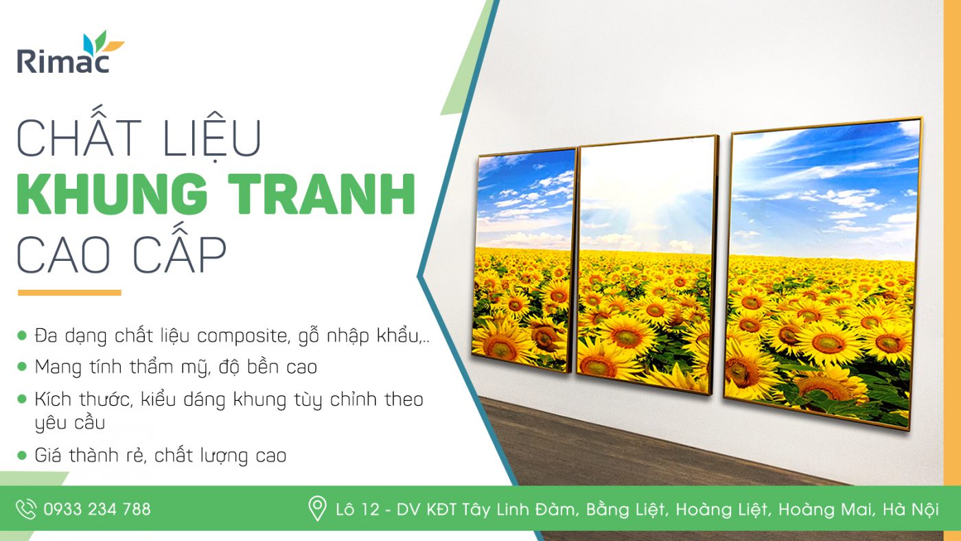 chất liệu khung tranh treo tường