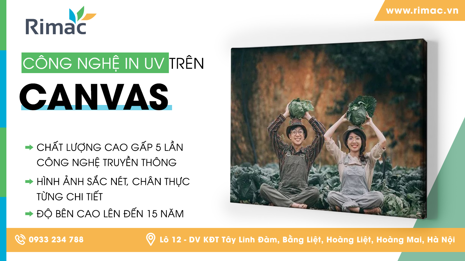 Dịch vụ in UV Canvas giá rẻ, chất lượng cao