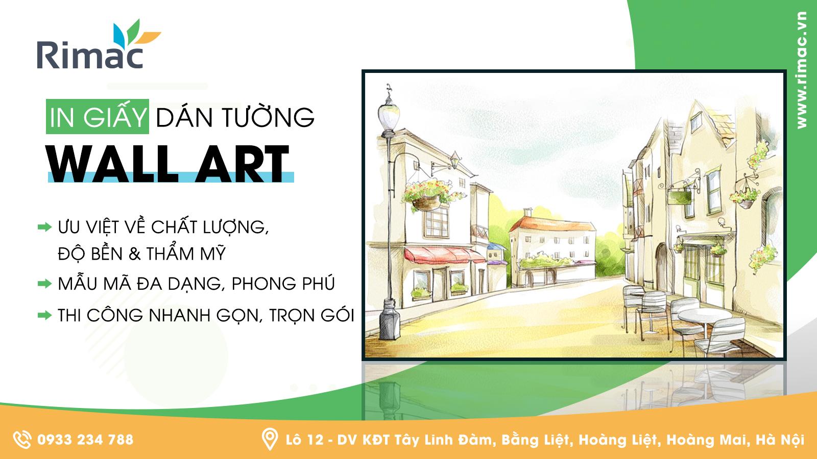 In tranh giấy dán tường