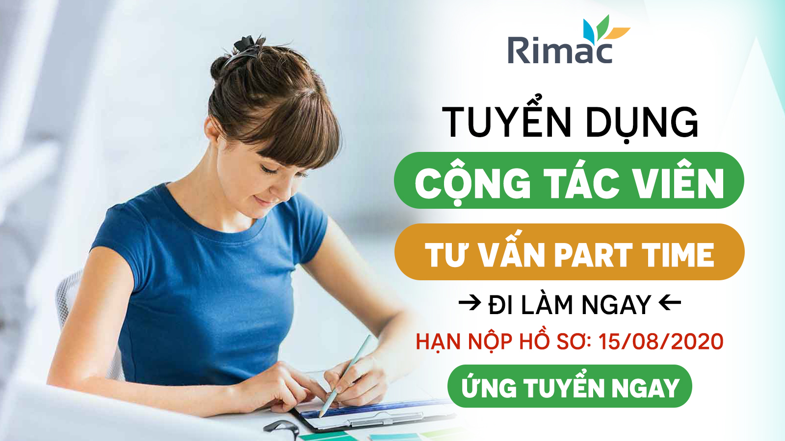 Tuyển dụng Nhân viên Part Time Tư vấn đi làm ngay